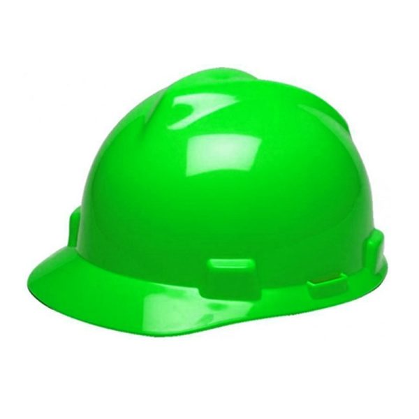 MSA N118241099 Safety Helmet With Ratchet Suspension Green