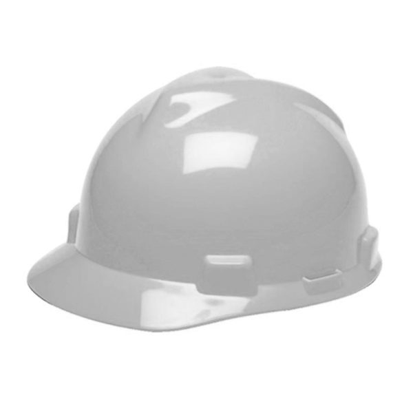 MSA N118240814 Safety Helmet With Ratchet Suspension White