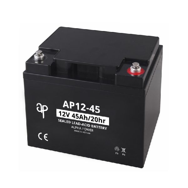 Alpha Power AP12-45 [12V 45Ah] VRLA AGM Battery