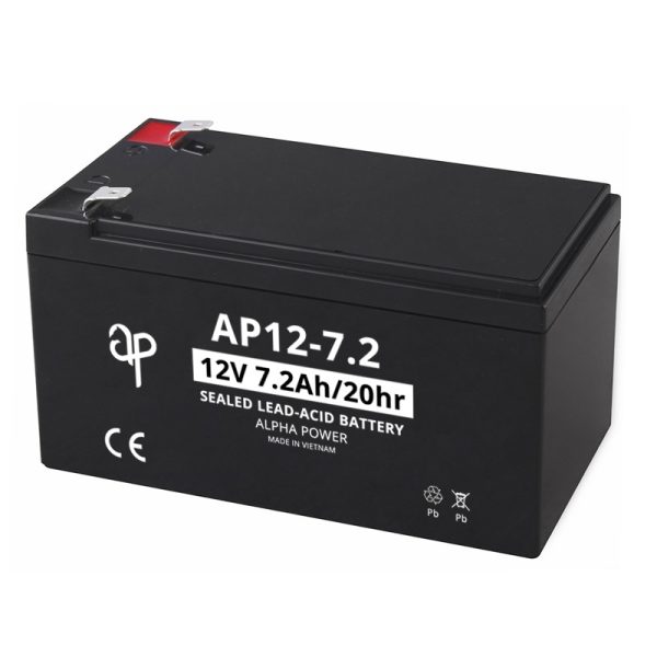 Alpha Power AP12-7.2 [12V 7.2Ah] VRLA AGM Battery(MOQ of 2 Pcs)