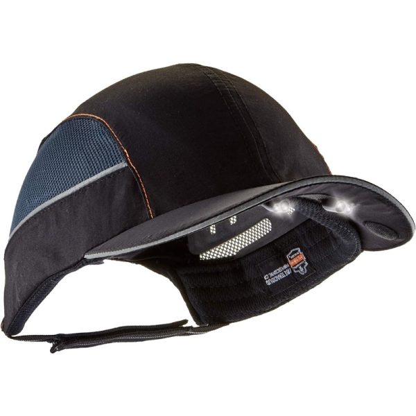 Ergodyne - Safety Bump Cap with LED Brim Lighting Skullerz 8960 - Black