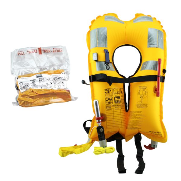 Lalizas - Inflatable Lifejacket Vacuum Pack, Delta Auto 150N, SOLAS