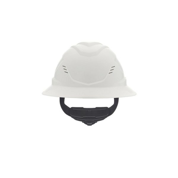 MSA  V-Gard C1 Vented Full Brim Hard Hat Ratchet Suspension  White