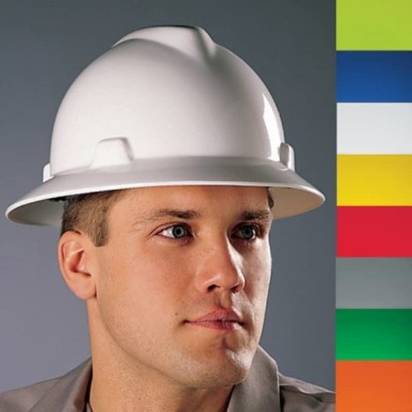 MSA  V Gard Safety Helmet Full Brim