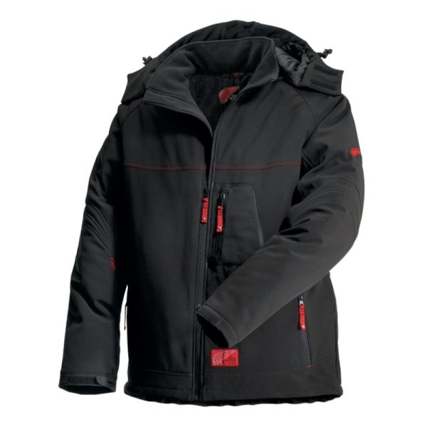 Red Wing  69006 Windproof Quilted Insulated Softshell Jacket  Black/Red