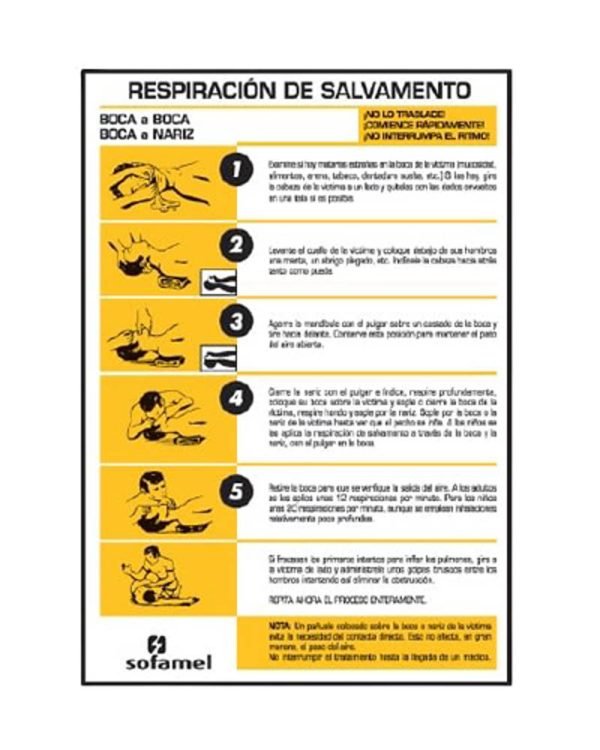 Sofamel 730 First Aid PVC Signs 297 x 420mm