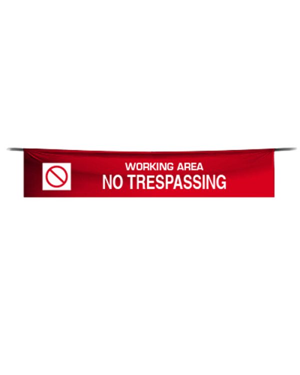 Sofamel 745 ST-72 Hangings Signs (Working Area No Trespassing)