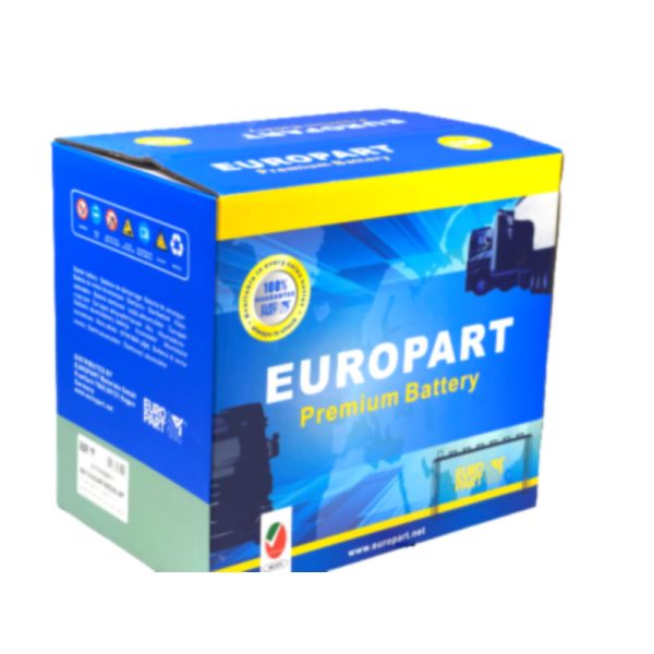 Europart - Maintenance Free Car Battery 12V 45Ah - 55B24LMF / NS60LMF