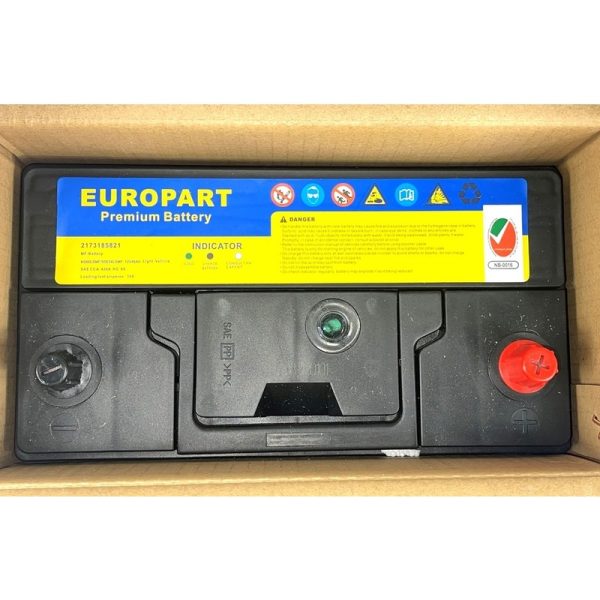 Europart - Maintenance Free Car Battery 12V 45Ah - 55B24LSMF / NS60LSMF