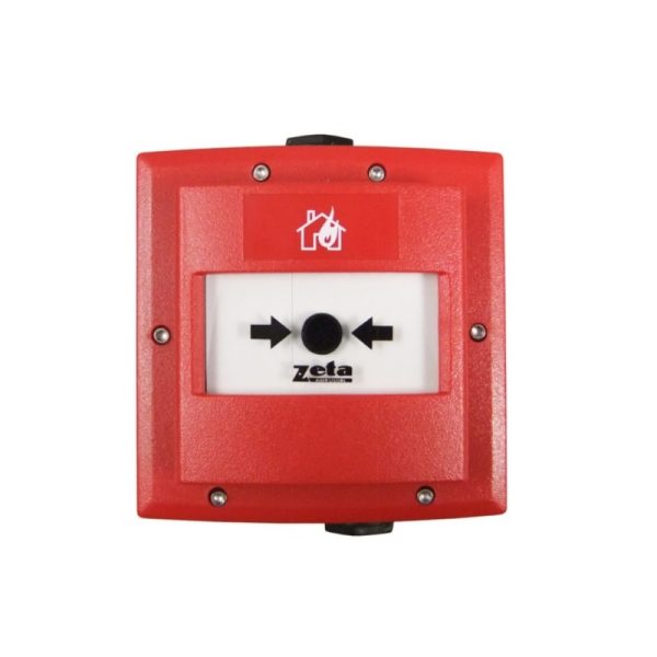 Zeta ZT-CP3/AD/WP Addressable Weatherproof Surface Mount Manual Call Point