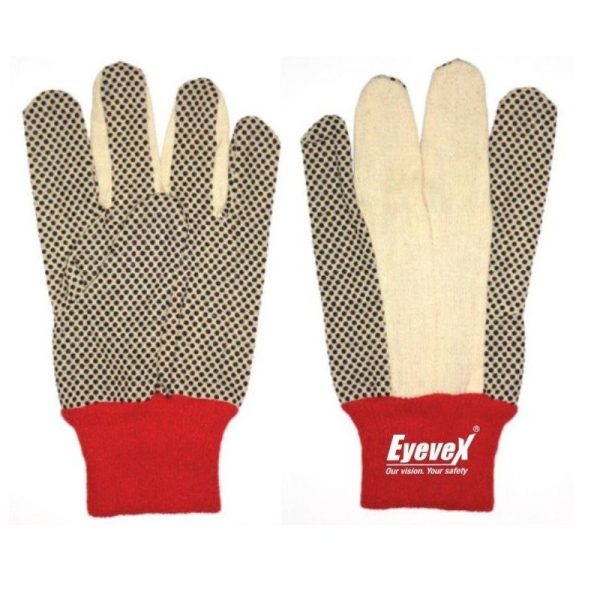 Eyevex - Hand Protection PVC Dotted Glove SDG 0120 - 12Oz