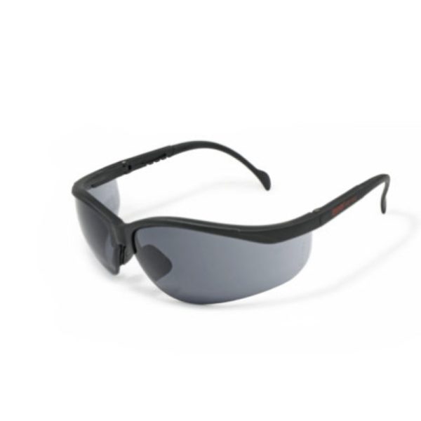 Eyevex - Safety Eye Protection SSP 542, Black Frame/Clear Lens (MOQ-12 Pcs)