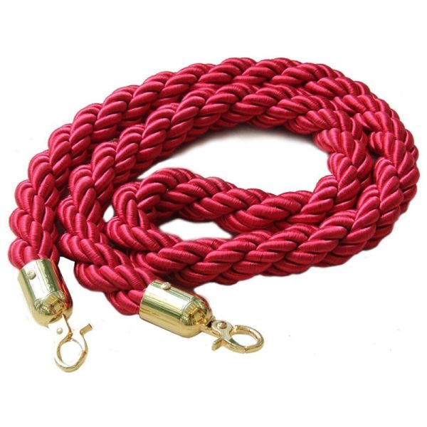 Knitted Barrier Rope Red