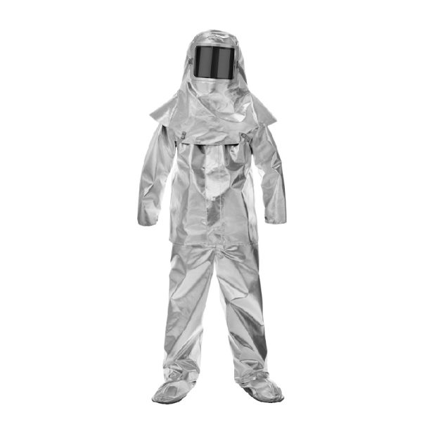 LAKELAND ALM500BAE Full Aluminum Suit Set with SCBA Accommodation Heat Protective Clothing