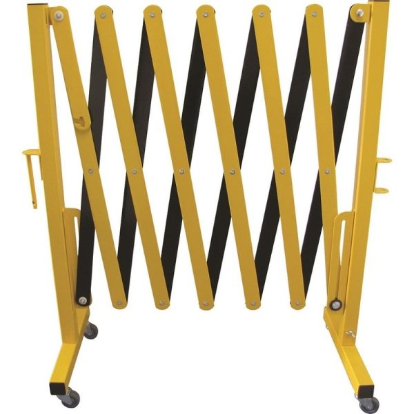 Metal Expandable Barrier Yellow/Black