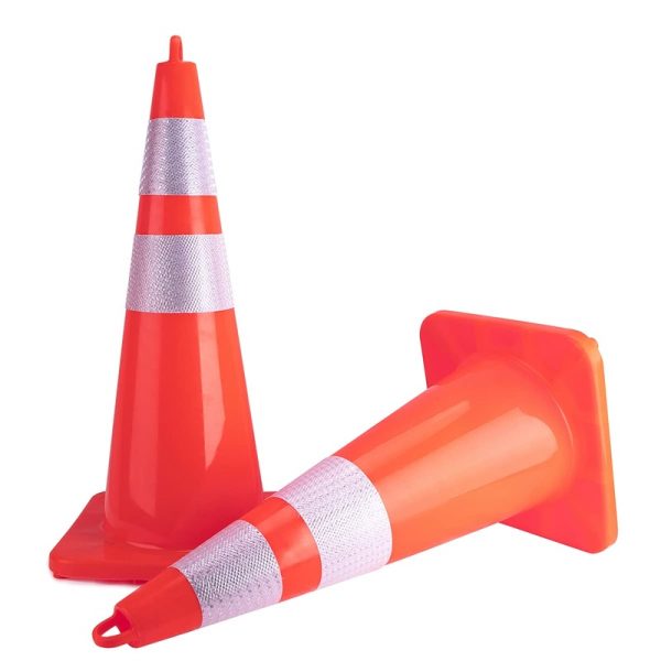 PVC Traffic Flexible Cones with Ring for Chain