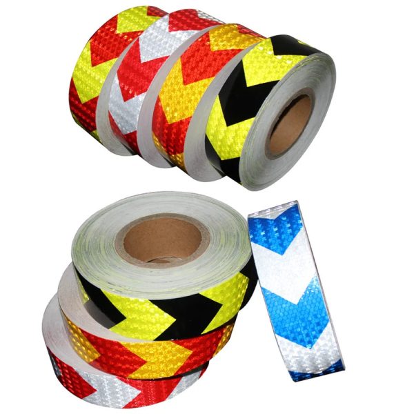 Reflective Arrow Safety Tape - 25m x 5cm