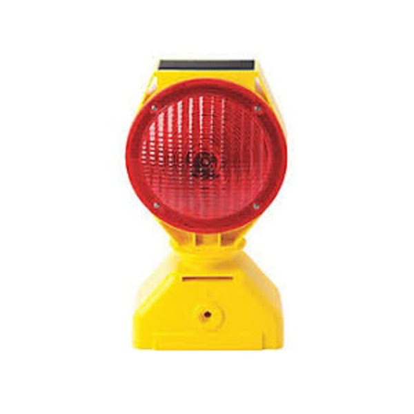 Solar powered Water Barrier warning light - High intensity double sided light (Yellow / Red) - MOQ-3 Pcs