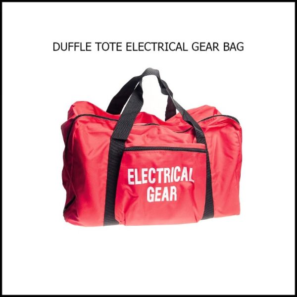 Lok-Force - Electrical Gear Duffle Tote Bag, Red - BG-RD62EG