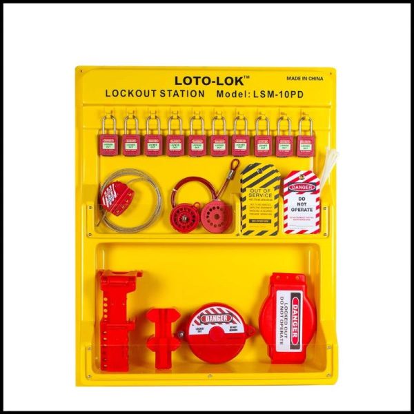 Loto-Lok - Lockout Station Yellow - LSM-10PD