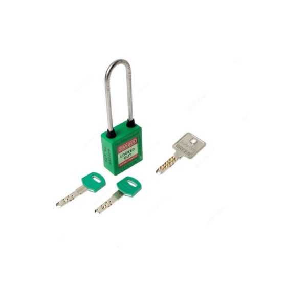 Loto-Lok - Three Point Traceability Lockout Padlock, Green - 3PTPGKDMKL80