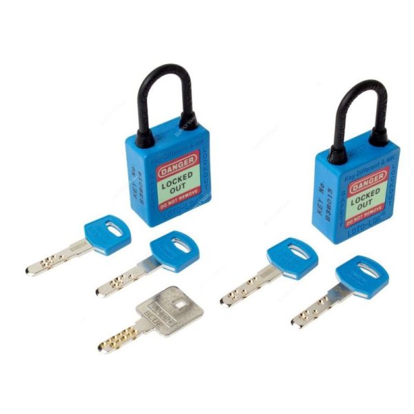 Loto-Lok - Three Point Traceability Padlock, Blue - 3PTPBKAN40