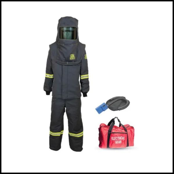 Oberon - Arc Flash Suit Set Black, TCG100 - TCG6B-SplusHVS