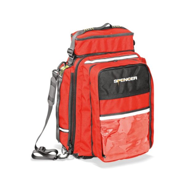 Spencer - R-AID PRO Backpack with 5 Pouches, Red/Black - CB04500 A