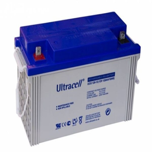 Ultracell - 12V 120ah Rechargeable VRLA Battery - UCG120-12