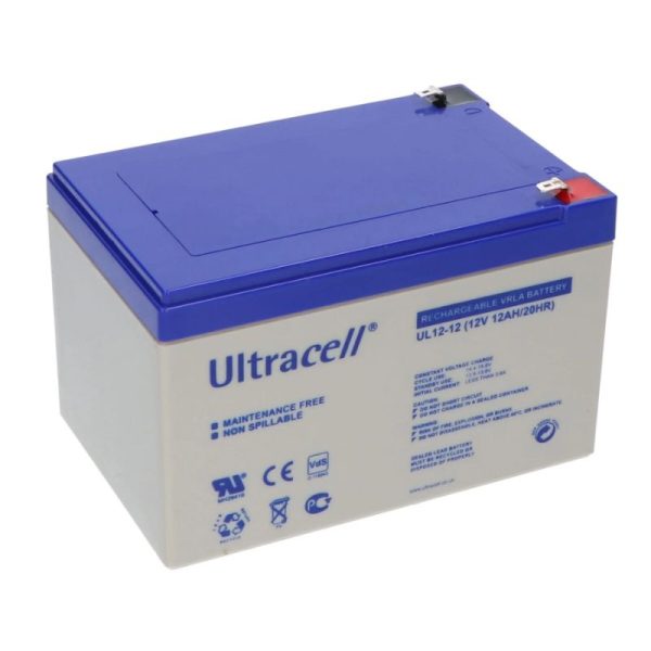 Ultracell - 12V 12ah Rechargeable Battery - UL12-12