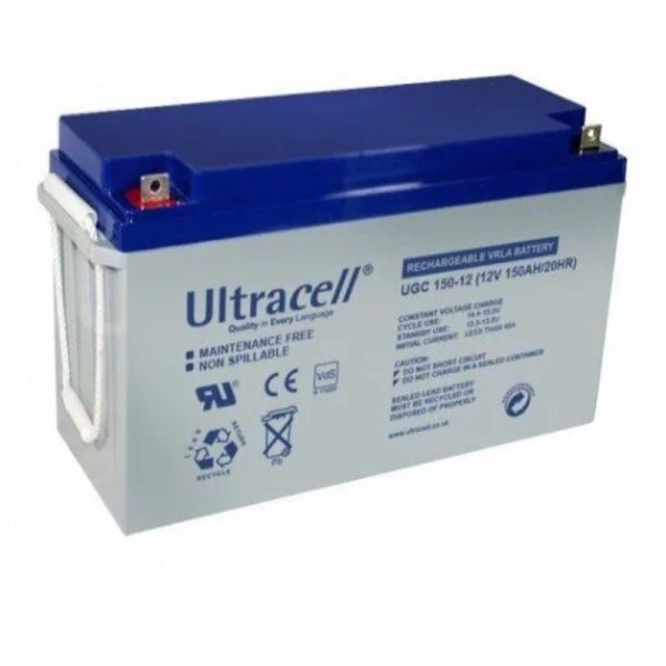 Ultracell - 12V 150ah Rechargeable VRLA Battery - UCG150-12