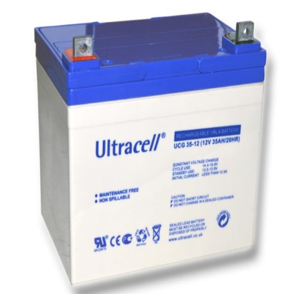 Ultracell - 12V 35ah Rechargeable VRLA Battery - UCG35-12