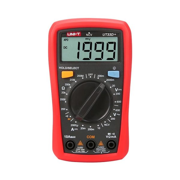 UNI-T - UT33D+ Palm Size Digital Multimeter