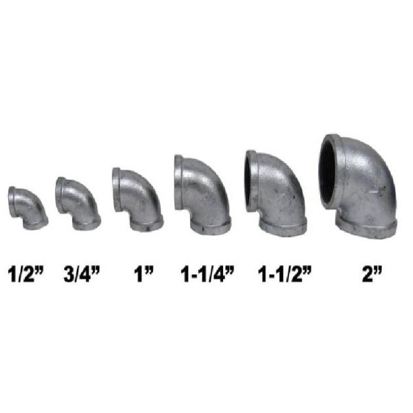 NPT Galvanized Malleable Iron 90§ Elbow(MOQ of 20 Pcs)