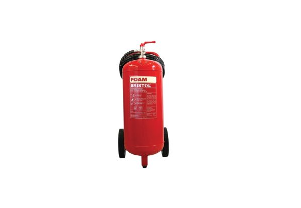 Bristol MFE10N 50L (10gal) Foam Trolley Pressure Type Extinguisher