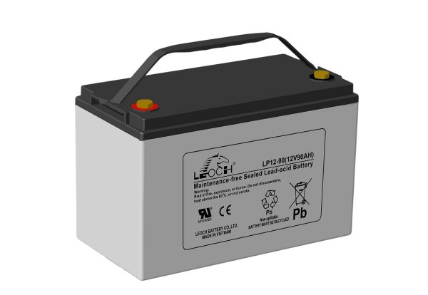 Leoch LP12-90 12V 90Ah Sealed Lead Acid Battery