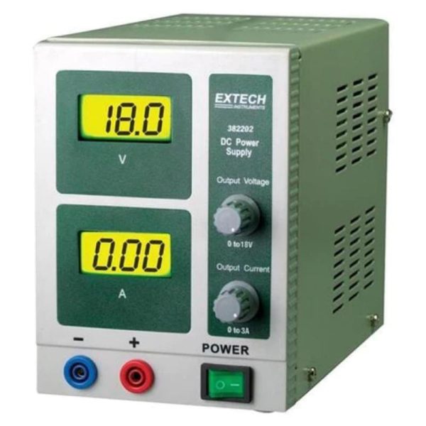 Extech - 18V/3A Single Output DC Power Supply - 382202