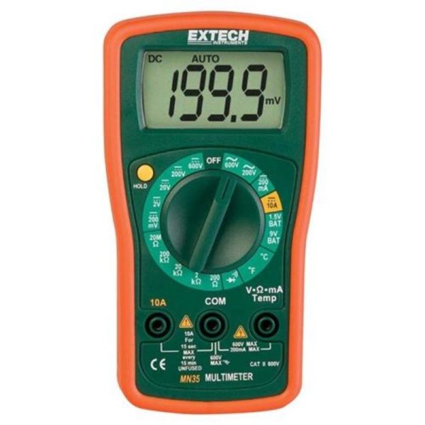 Extech - Digital Mini Multimeter - MN35