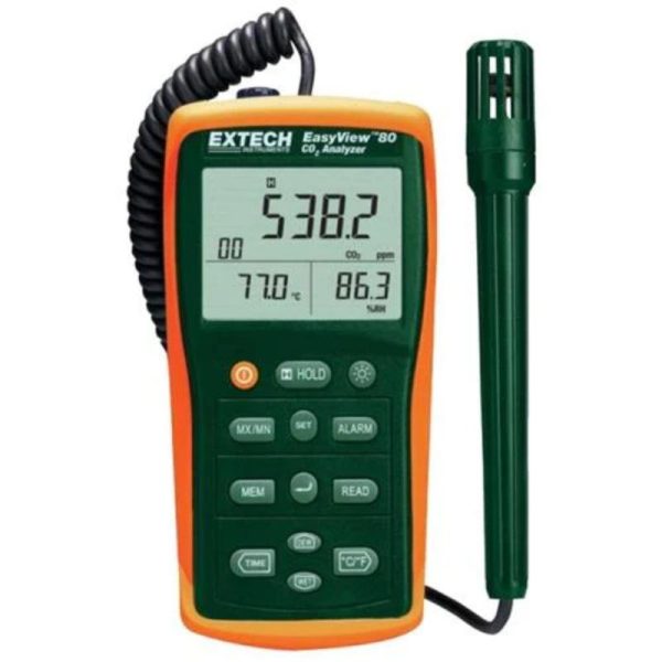 Extech - Easy View Indoor Air Quality Meter/Datalogger - EA80