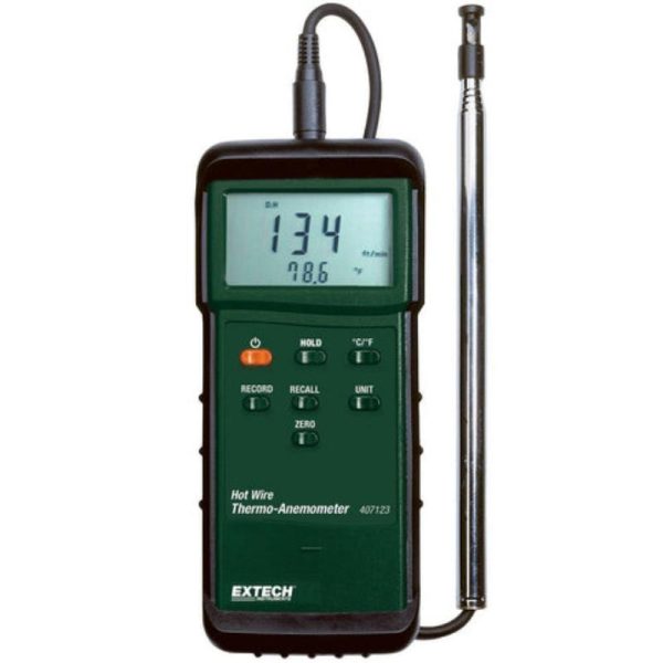 Extech - Heavy Duty Hot Wire Thermo-Anemometer - 407123