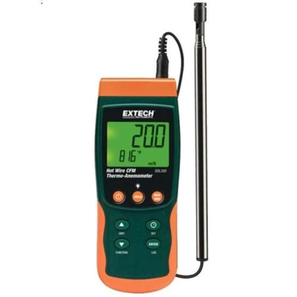 Extech - Hot Wire CFM Thermo-Anemometer/Datalogger - SDL350