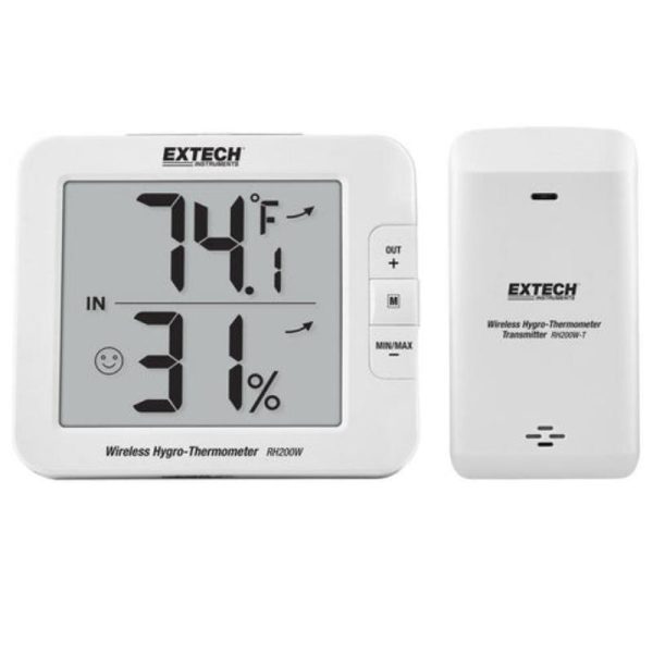 Extech - Multi Channel Wireless Hygro Thermometer - RH200W