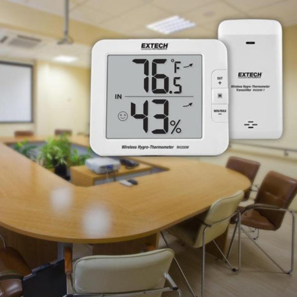 Extech - Multi Channel Wireless Hygro Thermometer - RH200W