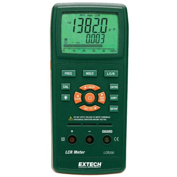 Extech - Passive Component LCR Meter - LCR200