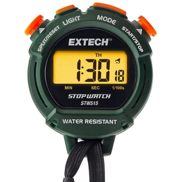 Extech - Stopwatch/Clock with Backlit Display - STW515