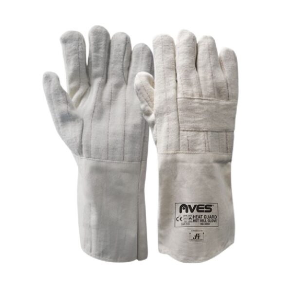 AVES HG-3058 Heat Guardhot Mill Gloves FT Protective Line(MOQ of 15 Pairs)