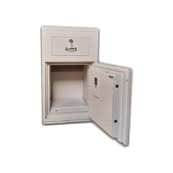 Eiko - Fire Resistance Deposit Safe Digital Lock and 1 Keylock, Light Warm Grey - PSG-100E