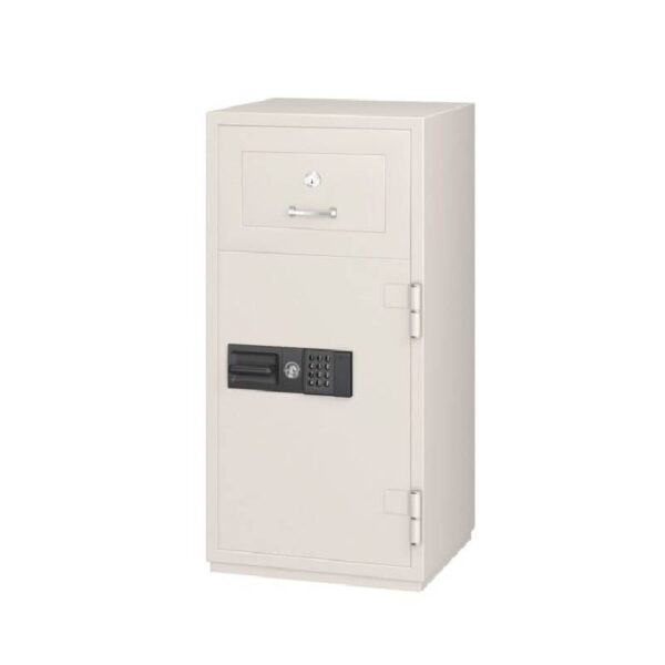 Eiko - Fire Resistance Deposit Safe Digital Lock and 1 Keylock, Light Warm Grey - PSG-125E