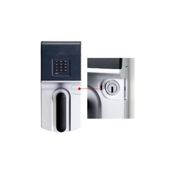 Eiko - Fire Resistant Safe Digital Lock and 1 Keylock, Light Warm Grey - OSS-E